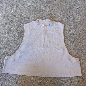 Never worn white/beige/pink Lululemon tank top (size 6)
